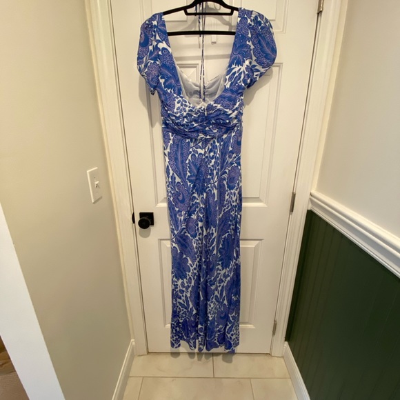 J. Crew Blue Floral Maxi Dress - Picture 6 of 12